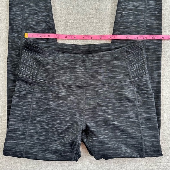 Mondetta Brushed Jacquard Legging. Gray/Black. Small. - Picture 6 of 9